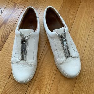 Frye lena zip low sneakers